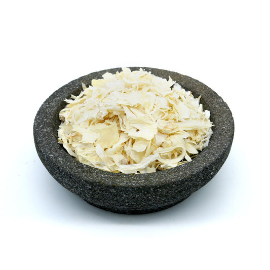 Cibuľa sušená, ošúpeme. 50 gr.